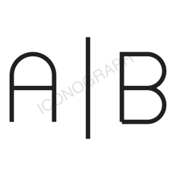 A-B icon