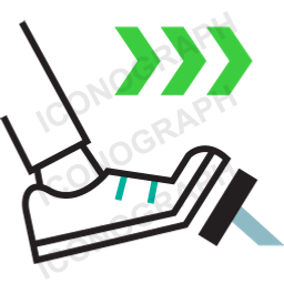 Accelerating icon